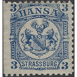 Poste Privée de Strasbourg HANSA timbre N°23 neuf**.