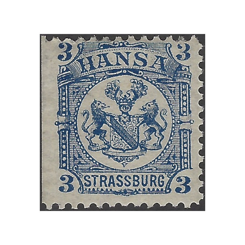 Poste Privée de Strasbourg HANSA timbre N°23 neuf**.