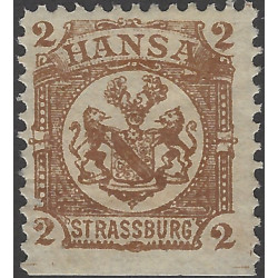 Poste Privée de Strasbourg HANSA timbre N°22 neuf**.