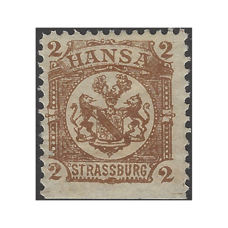 Poste Privée de Strasbourg HANSA timbre N°22 neuf**.