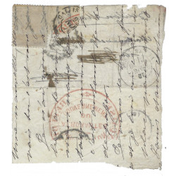 Pli confié du Ballon monté LE GENERAL UHRICH avec cachet des aéronautes. RR