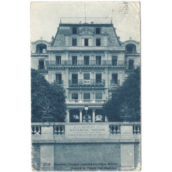 Carte postale Genève expédiée de Strasbourg pour New York 25-9-1924.