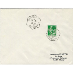 Algérie – Cachet Rouffach Constantine 16-5-1961 sur enveloppe philatélique.