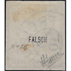Allemagne Hanovre Cor de poste timbre N°16 Faux de Fournier.