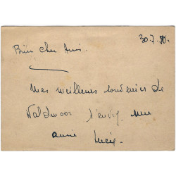 Allemagne R.F.A. Carte postale Michel N°P10 oblitéré Waldmohr 1950.