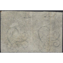 Belgique Léopold premier timbre N°6 paire avec variété oblitéré.