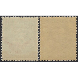 Belgique timbres de service N°17 et 19 neufs**.