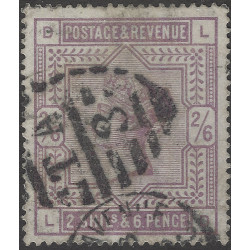 Grande Bretagne Victoria timbre N°86 oblitéré.