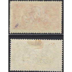 Grande Bretagne timbres N°153-154 oblitérés.