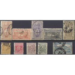 Grèce Jeux Olympiques timbres N°101-110 oblitérés.