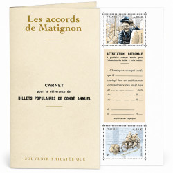 Bloc souvenir N°241 Les accords de Matignon neuf**.