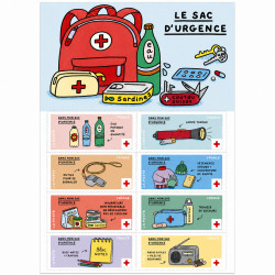 Timbres autoadhésifs de France N°2694-2703, Croix-Rouge.
