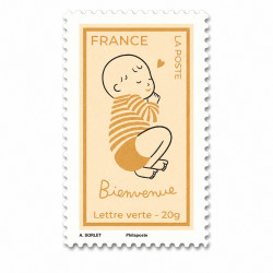 Timbre autoadhésif de France N°2705 - Naissance.