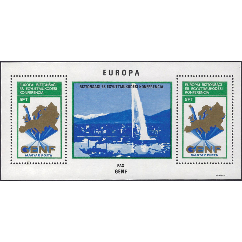 Hongrie Europa Pax bloc feuillet de timbres N°109 neuf**.