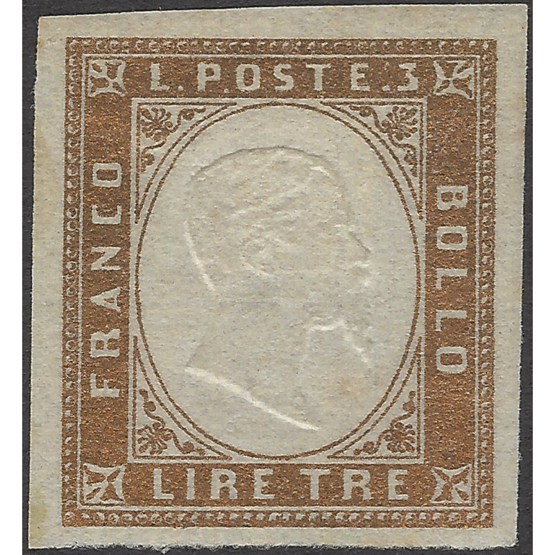 Italie Sardaigne Victor Emmanuel timbre N°15 neuf*.