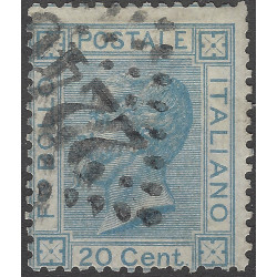 Italie Royaume timbre N°23 oblitéré losange GC 2240 Marseille, R.