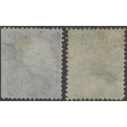 Etats-Unis timbres N°27-28 oblitérés.