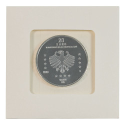 Sachets numismatiques en papier pour pièces de monnaie jusqu'à 66 mm de diamètre