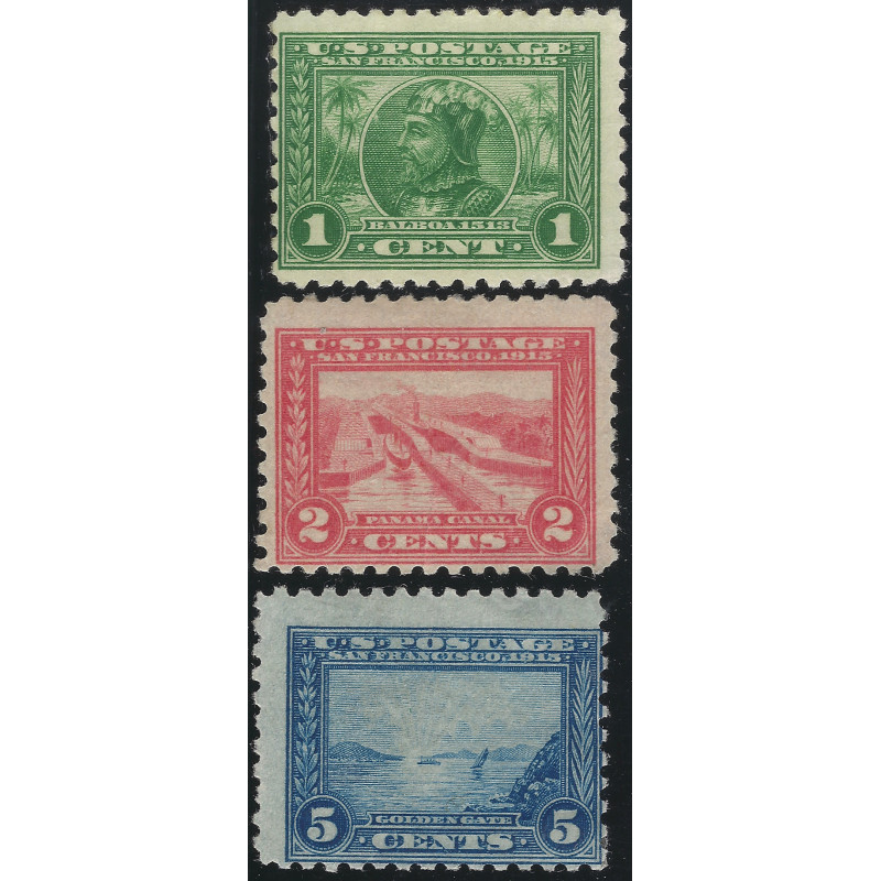 Etats-Unis timbres N°195B-197B neuf*.