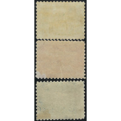 Etats-Unis timbres N°195B-197B neuf*.