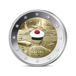 2 euros commémorative France 2026 - Marine Nationale en coffret BE.