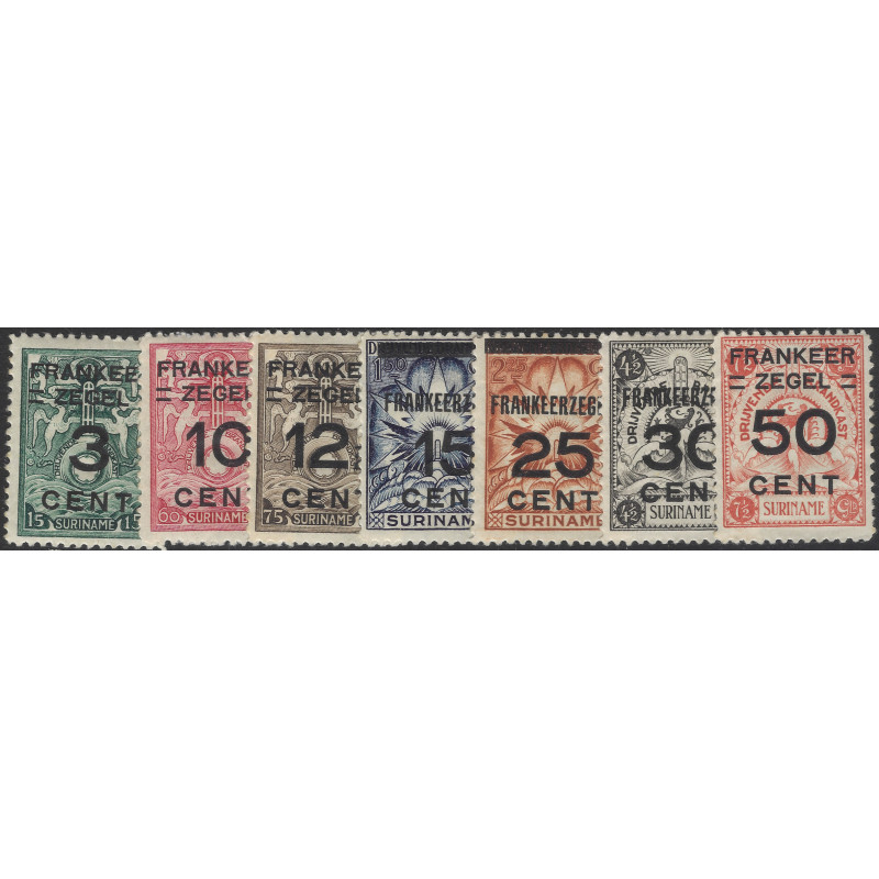 Suriname timbres N°1234-130 série neuf**.
