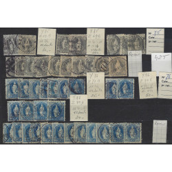 Suisse stock de timbres émis entre 1882-1899 neufs et oblitérés.