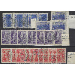 Suisse stock de timbres émis entre 1918-1948 neufs et oblitérés.