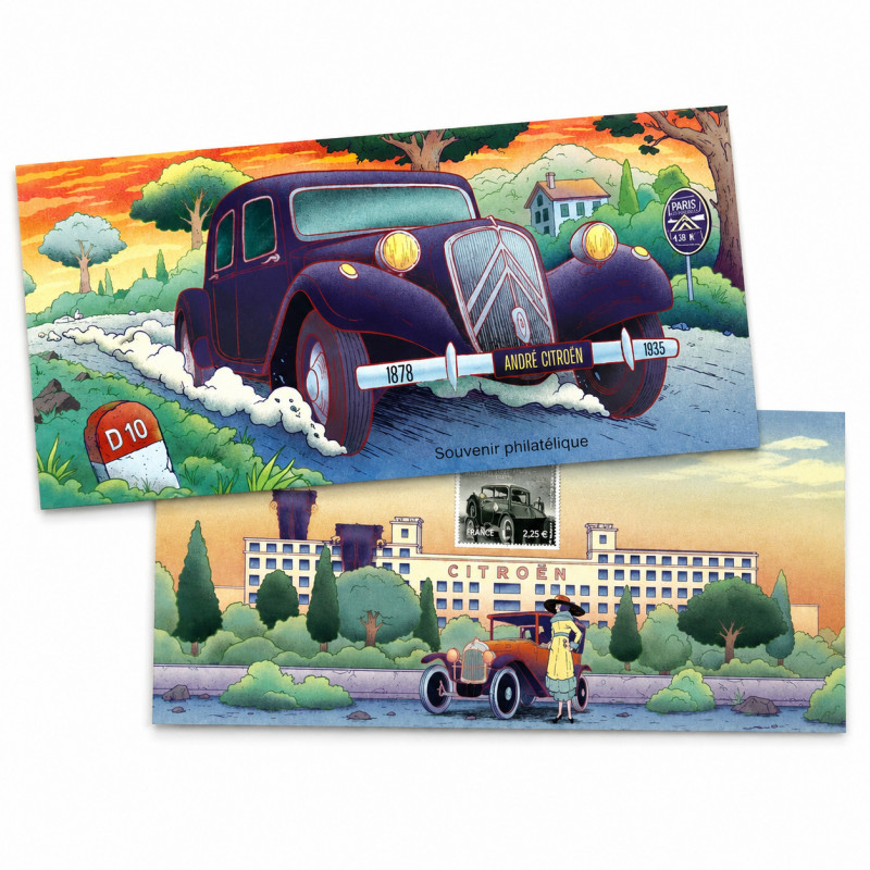 Bloc souvenir André Citroën neuf**.