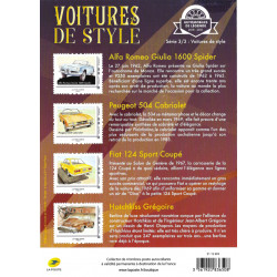 Collector 4 timbres Voitures de style – Automobiles de légende (Série 3/3).