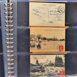 Lot de marques postales Alsace - Lorraine 1871-1959 en un album.