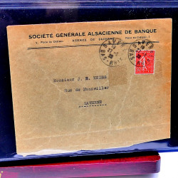 Lot de marques postales Alsace - Lorraine 1871-1959 en un album.