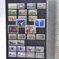 Lot de timbres de France neufs 1940-2000 en un album.