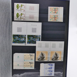 Lot de timbres de France neufs 1940-2000 en un album.