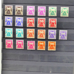 Lot de timbres de France neufs 1940-2000 en un album.