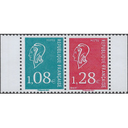 Marianne de Béquet timbres de France N°5535-5536 neufs**.