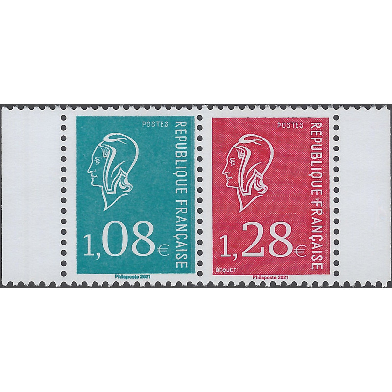 Marianne de Béquet timbres de France N°5535-5536 neufs**.