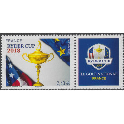 Golf Ryder Cup timbre de France N°5245A neuf**.