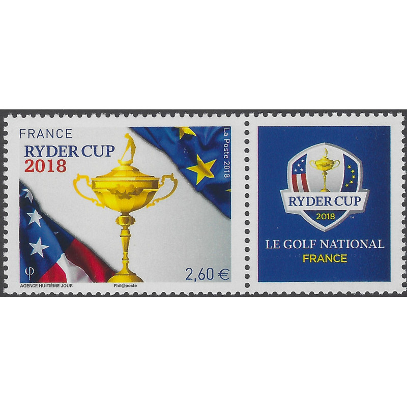 Golf Ryder Cup timbre de France N°5245A neuf**.