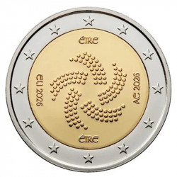 2 euros commémorative Irlande 2026 - Présidence de l'Union européenne.