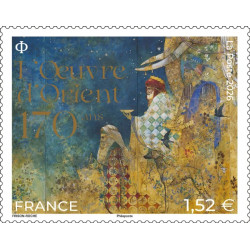 Timbre Œuvre d'Orient en feuillet de France N°F216 neuf**.