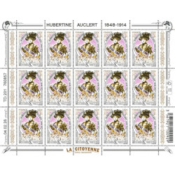 Timbre Hubertine Auclert en feuillet de France N°F217 neuf**.