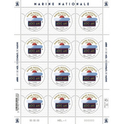 Timbre Marine Nationale en feuillet de France N°F219 neuf**.