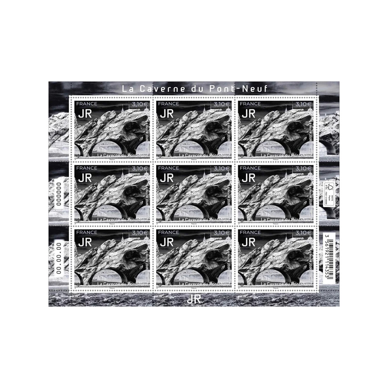 Timbre JR - La caverne du Pont-Neuf en feuillet de France N°F230 neuf**.