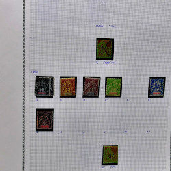 Collection timbres de Réunion 1891-1947 neufs et oblitérés en un album.
