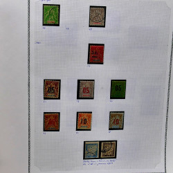 Collection timbres de Réunion 1891-1947 neufs et oblitérés en un album.