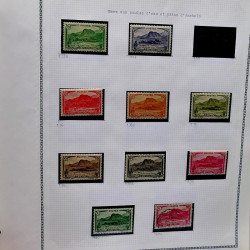 Collection timbres de Réunion 1891-1947 neufs et oblitérés en un album.