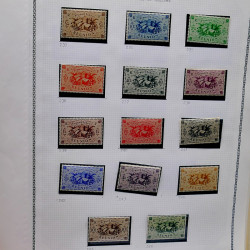 Collection timbres de Réunion 1891-1947 neufs et oblitérés en un album.