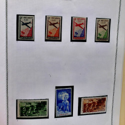 Collection timbres de Réunion 1891-1947 neufs et oblitérés en un album.