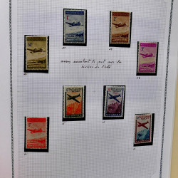 Collection timbres de Réunion 1891-1947 neufs et oblitérés en un album.